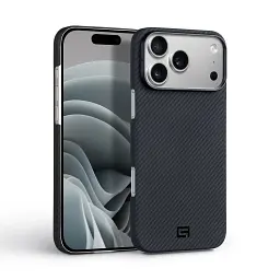 Чохол ArmorStandart BlackIcon Aramid Twill MagCase для Apple iPhone 17 Pro Max Black - мініатюра 2