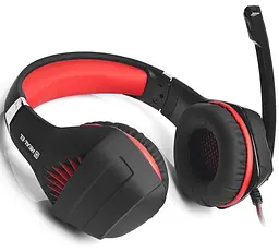 Ігрова гарнітура Real-EL GDX-7600 Black-Red (EL124100028) - мініатюра 5