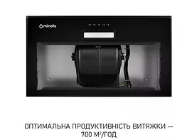 Витяжка Minola HBI 5614 BLF 1000 LED (повновбудована) - мініатюра 5
