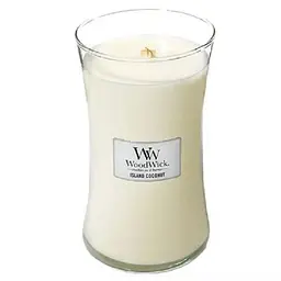 Свічка Woodwick Island Coconut Large Кокосовий острів 609 г (93115E) - мініатюра 2