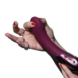Вібратор Hot Octopuss Kiiroo Kurve 19.4 см бордовий - мініатюра 3