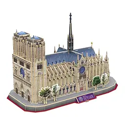 3D Пазл CubicFun National Geographic Нотр-Дам-де-Парі, 128 елементів (DS0986h) - мініатюра 2