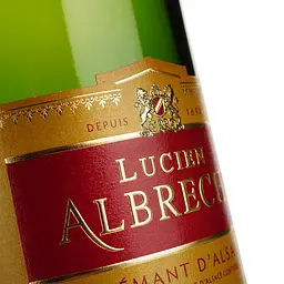 Ігристе вино Lucien Albrecht Crémant d’Alsace Brut, біле, брют, 12%, 0,75 л - мініатюра 3