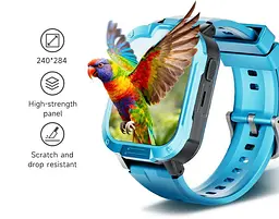 Дитячий смарт годинник Lemfo H04G з GPS трекером для дітей, 4G SIM-картою, відеодзвінком, прослушкою, камерою, геозоною, SOS кнопкою та голосовим чатом - мініатюра 12