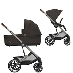 Коляска Cybex Balios S Lux TPE Chocolate Brown з бампером + Люлька Cybex S Chocolate Brown 