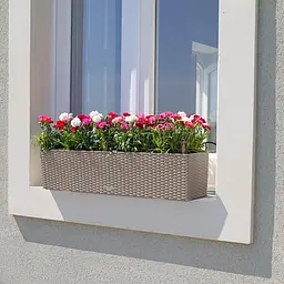 Вазон Lechuza Balconera Cottage, 12 л, пісочно-коричневий (15456) - мініатюра 5