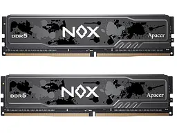 Модуль пам'яті Apacer 32 GB (2x16GB) DDR5 5200 MHz NOX (AH5U32G52C522MBAA-2) - мініатюра 1