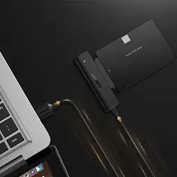 Перехідник Ugreen USB 3.0 Type-A SATA III F CM321 чорний - мініатюра 2