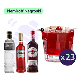 Коктейль  Nemiroff Negroski (набір інгредієнтів) х23 на основі Nemiroff