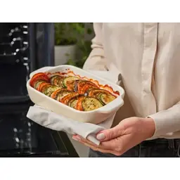 Форма для випікання KitchenAid з кришкою керамогранітна 0,9 л Кремова (CC006105-001) - мініатюра 6