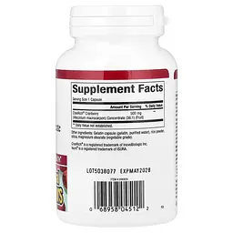 Журавлина Cranberry Concentrate 500 mg 90 Capsules Natural Factors vit0005987 - мініатюра 2