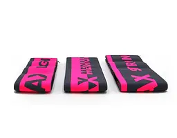 Набір тканевих гумок для фітнесу та спорту MadMax MFA-305 Hiploop 3 шт Grey/Pink (MFA-305-3set) - мініатюра 7