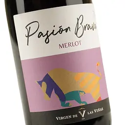 Вино Pasion Brava Merlot червоне напівсухе 0.75 л - мініатюра 5