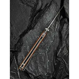 Ніж складаний туристичний Civivi Placoid, (9.3 см) Damascus / Guibourtia Wood - мініатюра 16