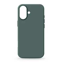 Силиконовый чехол для Apple iPhone 16, ICON2 Case, зеленый, противоударный, панель, защита всего корпуса, матовая поверхность Soft Touch, выступает над дисплеем, совместим с защитными стеклами и пленками, с микрофиброй, ArmorStandart (ARM81298)