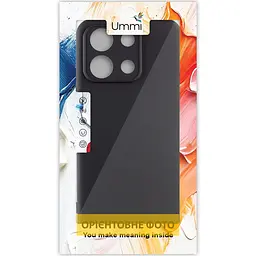 Чохол Silicone Cover Ummi Lakshmi Full Camera (AA) для Xiaomi Redmi A5 / Poco C71 Чорний / Black - мініатюра 2