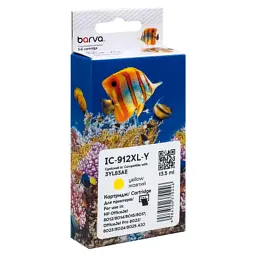 Картридж Barva HP 912XL (3YL79AE/3YL83AE) 900 c, Yellow (IC-912XL-Y)