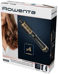 Фен-щітка Rowenta Express Style, чорний (CF6330F0) - мініатюра 5