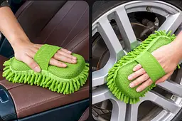 Щітка-губка "Макарони" для миття авто 21 см × 12 см AGM11 EcoKraft (6900514220724) - мініатюра 6