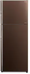 Холодильник Hitachi R-VG470PUC8GBW верхня морозильна камера Ш680xВ1770xГ720 395л A++ Коричневе скло (R-VG470PUC8GBW)