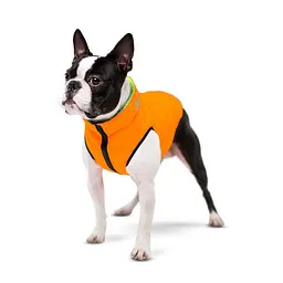 Двостороння куртка AiryVest для собак жовто-салатова, розмір S30
