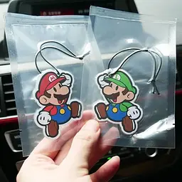 Набір підвісний автомобільний ароматизатор Super Mario Bros 6 шт. - мініатюра 3