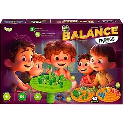 Розвиваюча настільна гра Balance Frogs Danko Toys Balf-01 Різнокольоровий shop (4823102813080)