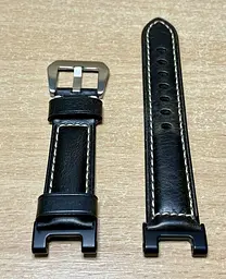 Шкіряний ремінець Primolux F001 Steel buckle для годинника Xiaomi Amazfit T-Rex (A1918)/T-Rex Pro (A2013) Black - мініатюра 5