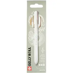 Набір гелевих ручок Sakura Classic Medium (0.8) Біла 3шт. автоматична - мініатюра 3