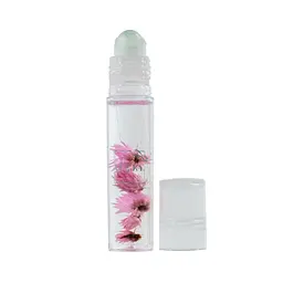 Дитяча олійка-блиск для губ Aqua Fleur T22004 з рожевими квітами