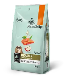 Сухий корм для краси собак на всіх стадіях життя Nature Bridge Herbal супер - преміум 10кг (ціна за 1 кг)