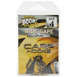 Гачок для мирної риби BOOM Wide Gape №6 (10 шт/уп) (Teflon)