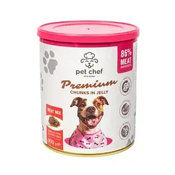 Вологий корм для собак Pet Chef М'ясний мікс 800 г (4820255193649) - мініатюра 5