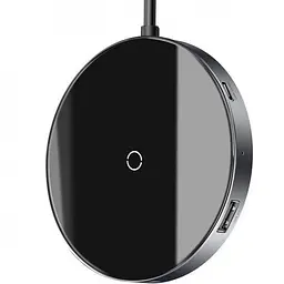 Бездротовий зарядний пристрій Baseus Circular Xiaomirror Wireless Charger Hub Type-C to USB3.0+USB2.0 Type-C WXJMY-0G - мініатюра 5