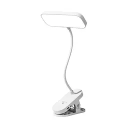 Світлодіодна настільна LED-лампа C24 Ultra на затискачі з гнучкою ніжкою та функцією нічника Білий 5 Вт
