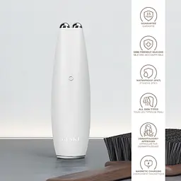 Мікрострумова ручка для підтяжки обиччя GESKE MicroCurrent Face-Lift Pen 6 в 1 біла - мініатюра 5