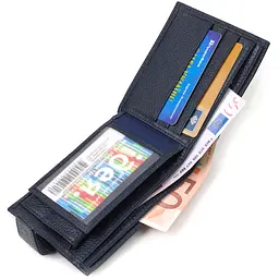 Чоловічий шкіряний гаманець Canpellini 12,2х9,5х2 см acs0025623 - мініатюра 5