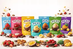 Сублімовані фрукти в шоколаді Pergale Picks Passion Fruit & Yoghurt Milk Cocoa 90г - мініатюра 7