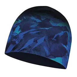 Шапка BUFF Junior Microfiber & Polar hat high mountain blue Темно-синій