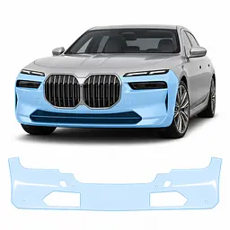 Антигравійна захисна бронеплівка за лекалами для BMW i7 G70 2022- передній бампер