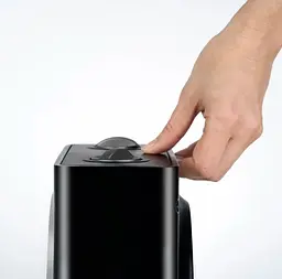 Тепловентилятор BLACK+DECKER 2,0 кВт, площа обігріву 15 кв.м., настільний, чорний (BXSH2003E) - мініатюра 4