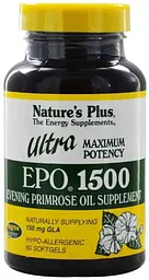 Олія вечірньої примули Nature's Plus Ultra EPO 1500 60 капс