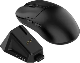 Миша Ajazz AJ159P MC Black Charging Dock (AJ159P-MC-B) - мініатюра 4
