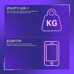 Ігрові навушники Proove Gaming Glimmer Black/Purple (WHGL00022016) [149969] - мініатюра 7
