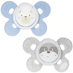 Пустушка Chicco Physio Comfort силіконова від 2 до 6 місяців 2шт. (блакитна) (74931.21.00) - мініатюра 3