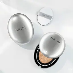 Сяючий тональний кушон Mask Fit Aura Cushion 21N Ivory TIRTIR 18 г - мініатюра 2