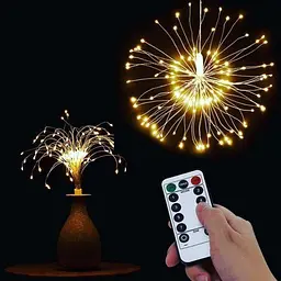 Гірлянда світлодіодна UKC Firework P0109 автономна 120 Led з пультом - мініатюра 3