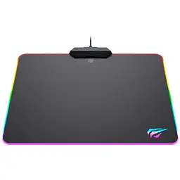 Килимок для миші Havit HV-MP909 з RGB підсвіткою чорний (HV-MP909) - мініатюра 2