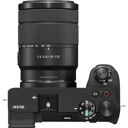 Бездзеркальний фотоапарат Sony Alpha A6700 Kit 18-135mm Black (ILCE6700MB.CEC) UA [100149] - мініатюра 4