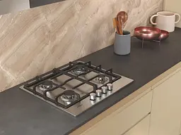 Whirlpool Варильна поверхня газова, 60см, чугун TKRL661IXEU - мініатюра 7